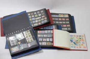 Blandade frimärken stämplat Sverigeutlandet