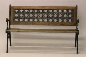 Trädgårdssoffa nyproduktion gjutjärn