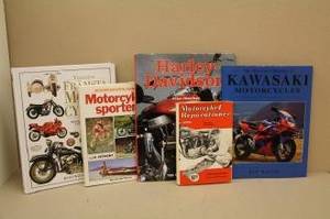 Parti 5 böcker Motorcyklar