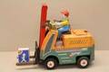 Leksak plåt gaffeltruck