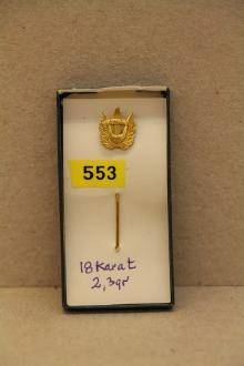 Nål Domsjö MK 18K Guld 2,3 gram
