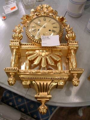 Väggpendyl, Förgylld