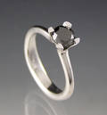 Solitaire ring ca. 0.82 ct.