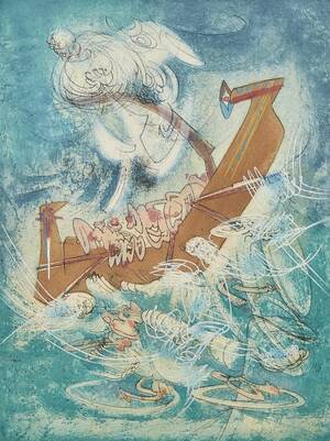 Färgetsning, Roberto Matta 1911-2002