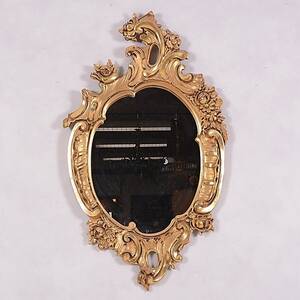 SPEGEL, förgylld, 1900-tal.