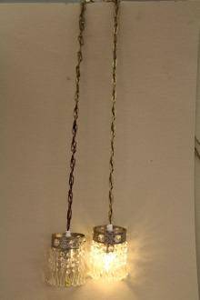 2 Fönsterlampor med prismor