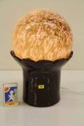 Bordslampa glas keramik