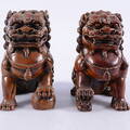 FO-HUNDAR, 1-par, konstmassa, Kina, 1900talets senare del.