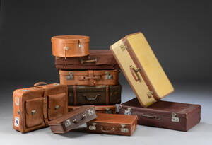 Samling vintage kufferter 10