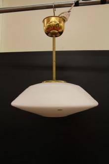 Taklampa frostat glas
