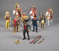 Samling legetøjs figurer