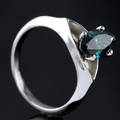 Solitaire ring ca. 1.07 ct.