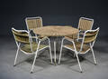 Havebord og 4 stole med teak 5 Denne vare er sat til omsalg under nyt varenummer 4608479