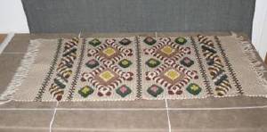 Väggbonad med upphängningsringar