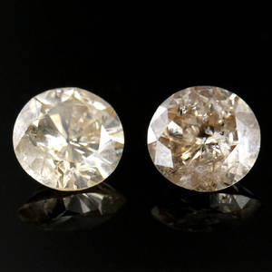 Uindfattet diamanter i alt ca. 1.43 ct. 2