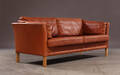 Mogens Hansen, 2½-personers sofa betrukket med læder