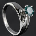 Solitaire ring ca. 0.90 ct.