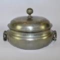 Grötskål Med Lock Tenn Gudmund Östling Vimmerby 1762-1790