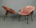 Paar Easy Chairs  Lounge Chairs der 1950er Jahre 2