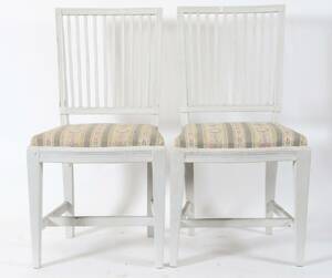 Stolar ett par, Gustavianska provinsarbeten, 1800-tal