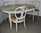 Matsalsgrupp Gustaviansk Stil 5 Delar