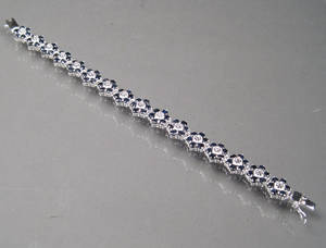 Safir- og diamantarmlænke