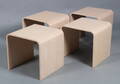 Hjellegjerde. Sidebordskammel. Cube large. 4 