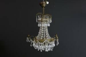 LJUSKRONA, för fem ljus, gustaviansk stil