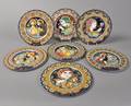 Bjørn Wiinblad 1918-2006. Div. juleplatter 1975-1978  1980-1982 i porcelæn. 7