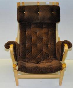 Fåtölj Pernilla 69 Bruno Mathsson För Dux Brännstämplad