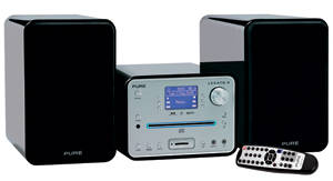 PURE legato II. Dab stereoanlæg med Dab,fm,cd,sdcart.