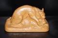 Figurin i porslin. Carl Fagerberg. L19 cm H11 cm