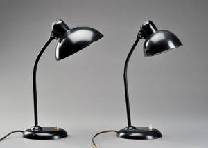 Christian Dell 1893-1974. To bordlamper 2