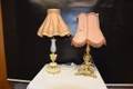 2 st bordslampor Höjd47 cm. Höjd50 cm