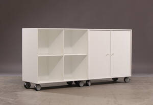 Peter J. Lassen. To Montana moduler CO16 på hjul 2