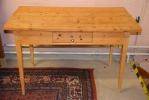 1800-tals bord med låda B113 cm D62 cm H73 cm