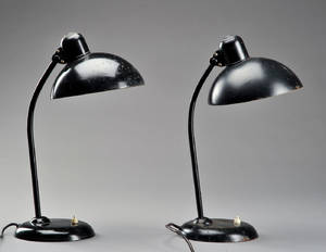 Christian Dell 1893-1974. To bordlamper 2