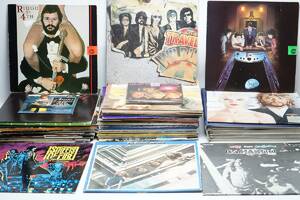 LP-skivor, blandat rock och Pop, ett parti