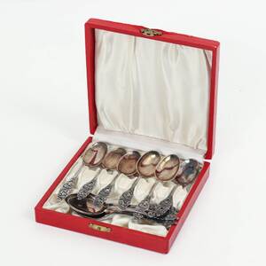 KAFFESKEDAR 11st, silver, Norge, 119g