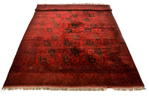 Stort Afghansk tæppe, 445x330 cm.