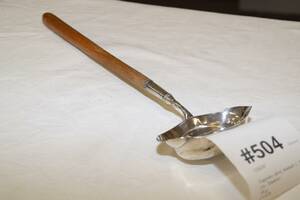 Soppslev silver, träskaft, L 35 cm