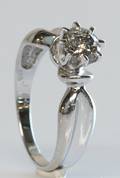 Solitairering, ca. 0.76 ct.