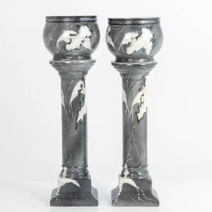 YTTERFODER PÅ PIEDESTAL 1par, porslin