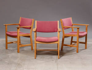 Hans J. Wegner. Tre Getama konferencestole 3