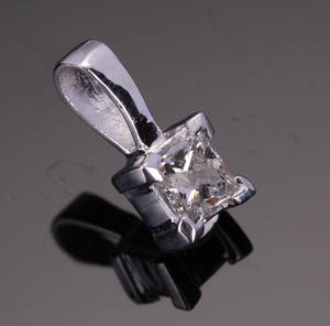 Diamant vedhæng, ca. 0.22 ct
