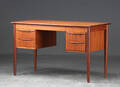 Skrivebord af teaktræ, 1950erne