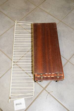 Stringhylla 6 st hyllplan, L 47 cm