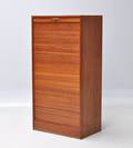 Jalousiskab i teak. 1950erne