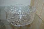 Kristallskål m slipning H 8cm D17cm