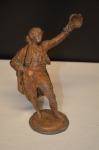 Liten statyett 1800-tal gjutgods 19cm